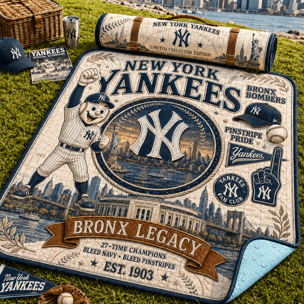 NYY Premium Picnic Blanket NHVH