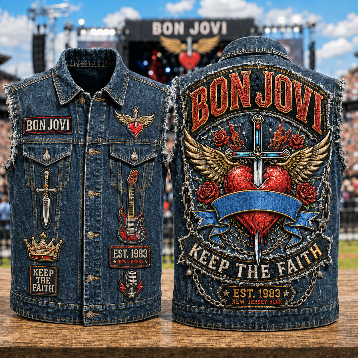 BJV PREMIUM DENIM VEST NTVA