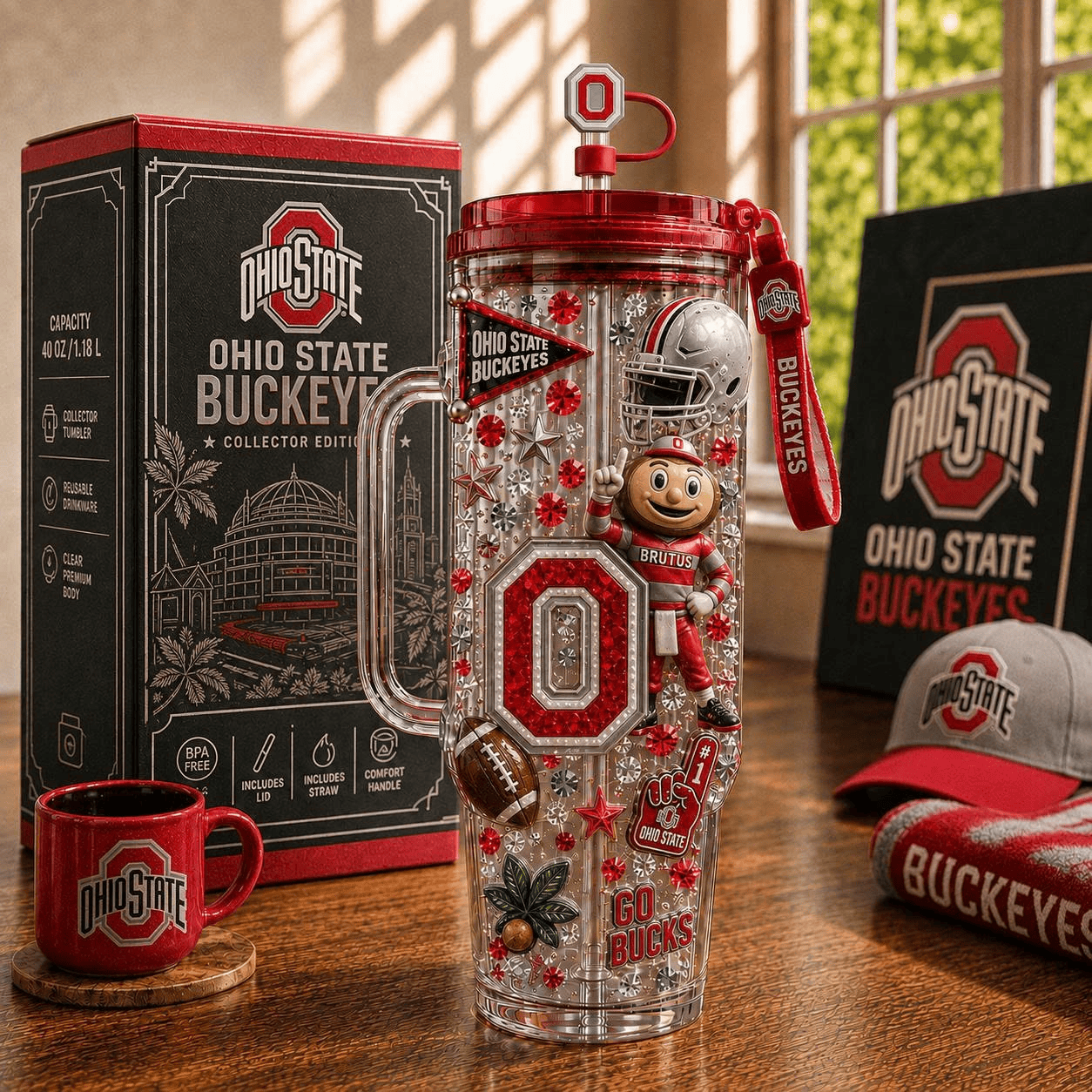 OSB 40oz Tumbler With Handle NHVH